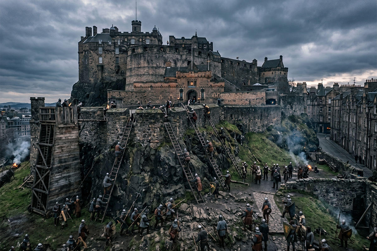 Forgotten Sieges: The Little-Known Assaults That Shaped Edinburgh Castle