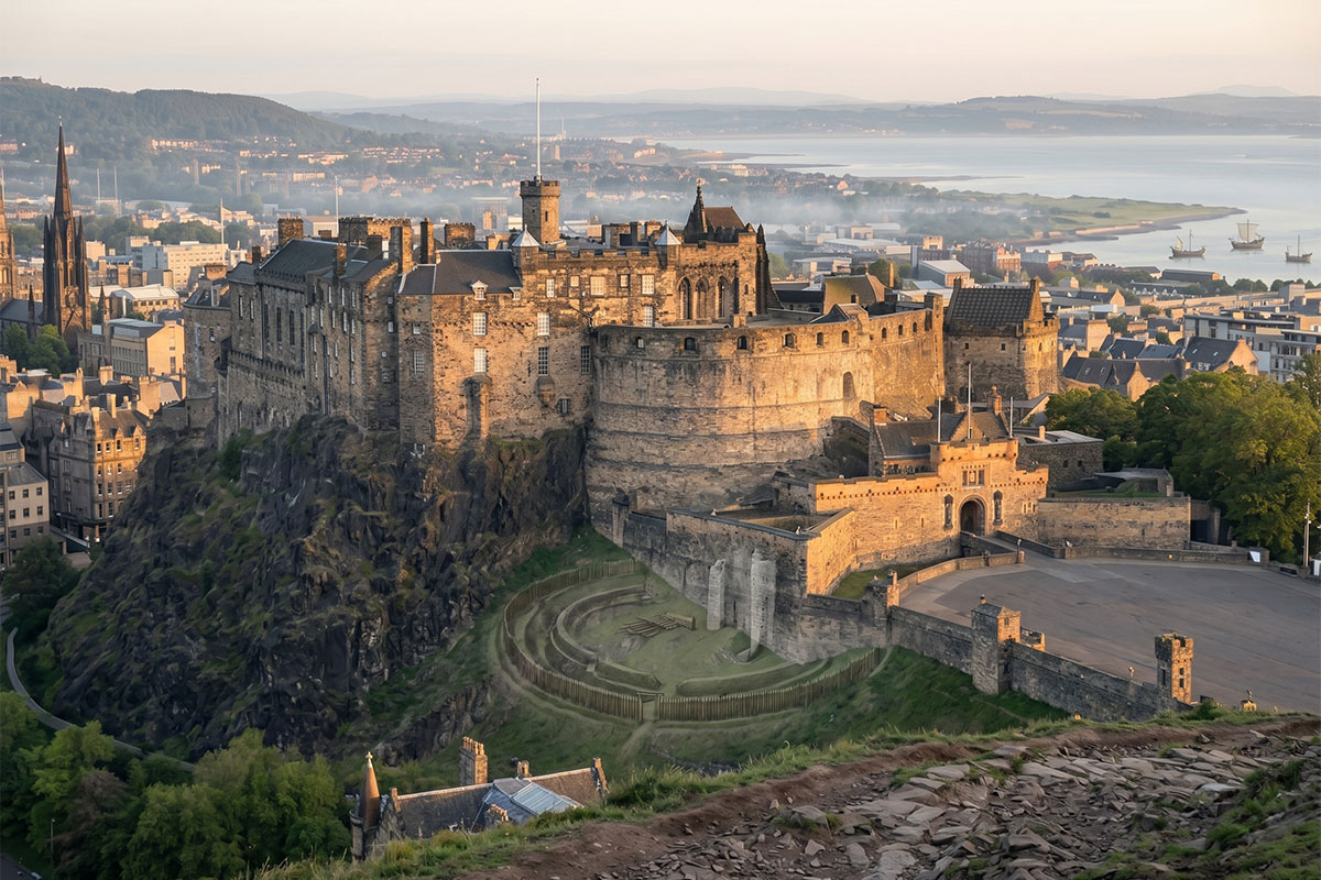 From Hillfort to Fortress: The Architectural Evolution of Edinburgh Castle