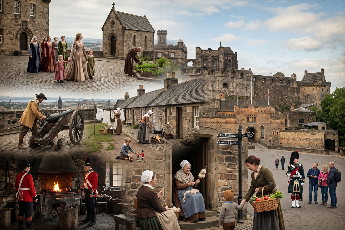 Lives Behind the Ramparts: Daily Life in Edinburgh Castle Through the Centuries