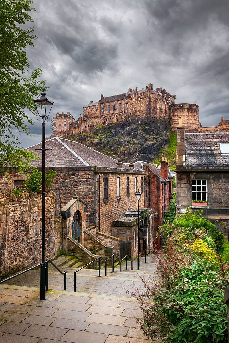Castle courtyard